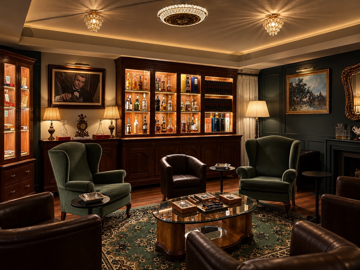 Private lounge at the Maison
